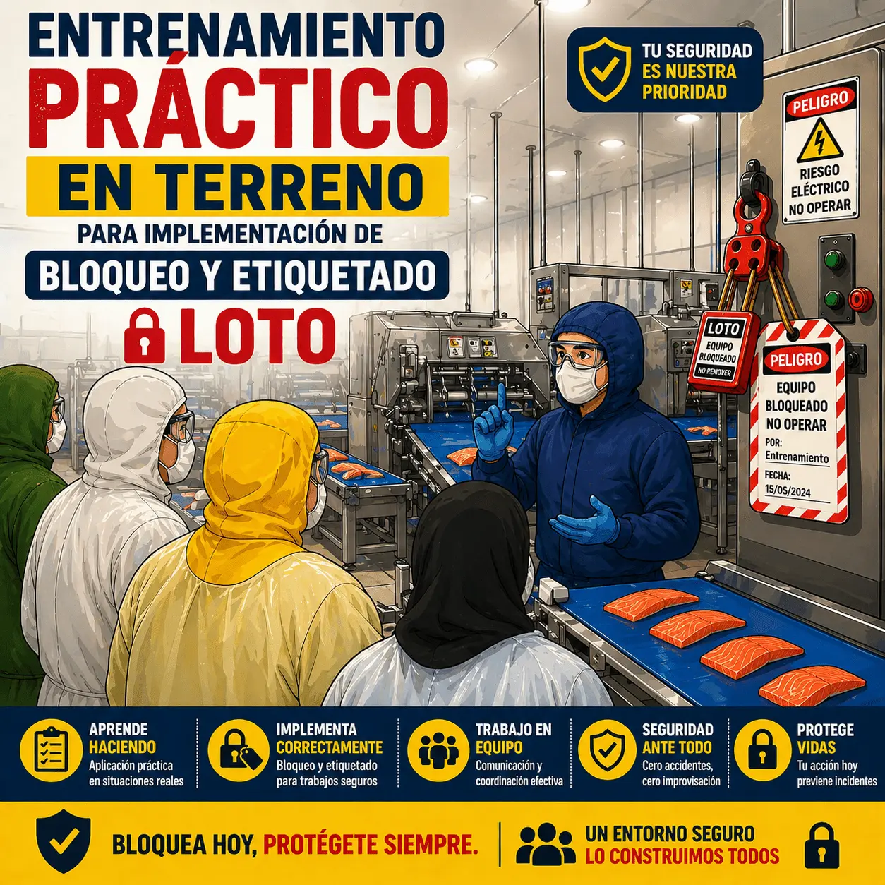 Entrenamiento Práctico en Terreno LOTO